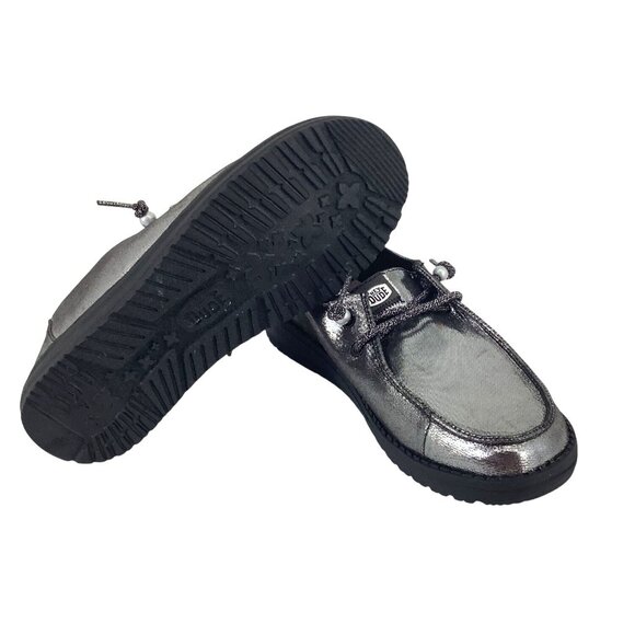 Hey Dude Womens Wendy Metallic Loafers Size 7 - Picture 8 of 8